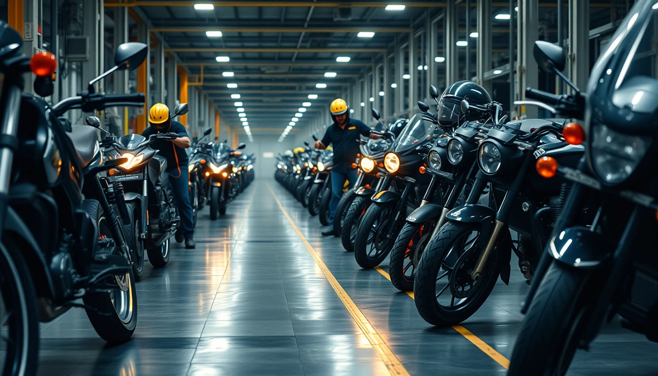 Produção de motos bate recorde em julho, diz Abraciclo